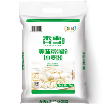 富强粉小麦粉中筋面粉5kg	